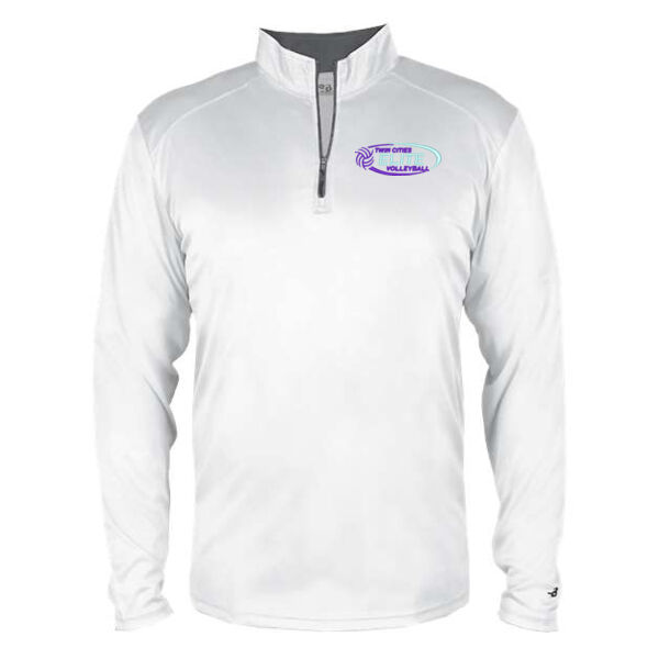 Badger - Youth B-Core Quarter-Zip Pullover - Embroidered Logo Thumbnail