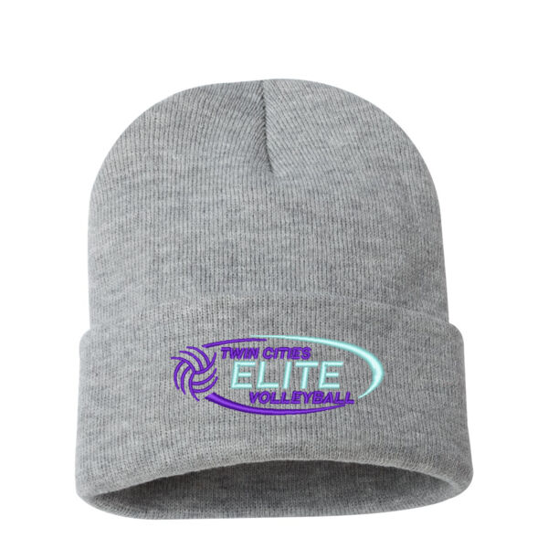 Sportsman - 12" Solid Cuffed Beanie - Embroidered Logo Thumbnail