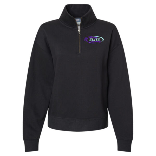 MV Sport - Women's Sueded Fleece Quarter-Zip Sweatshirt - Embroidered Logo ** Add Name for $5! ** Thumbnail