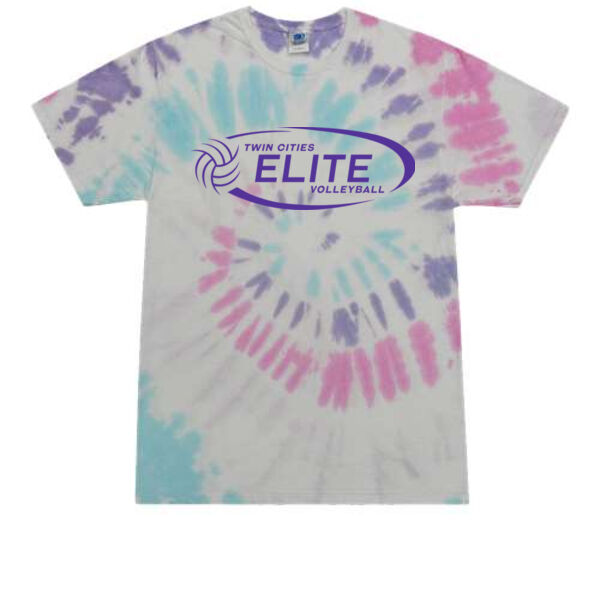 Colortone - Multi-Color Tie-Dyed T-Shirt - Printed Logo **Add Name for $5! ** Thumbnail