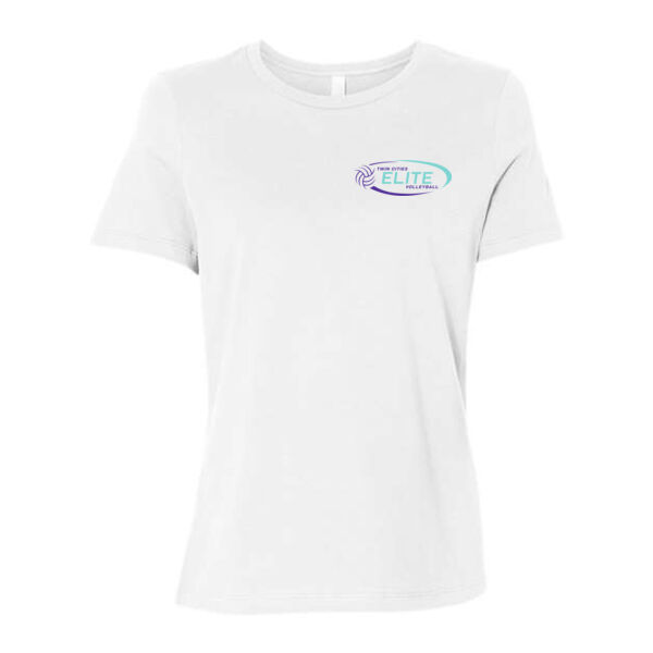 BELLA + CANVAS - Women’s Relaxed Jersey Tee - Printed Logo **Add Name for $5! ** Thumbnail