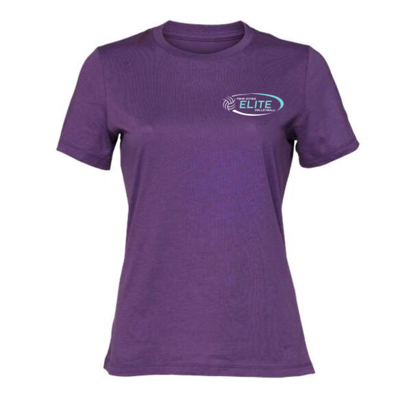 BELLA + CANVAS - Women’s Relaxed Jersey Tee - Printed Logo **Add Name for $5! ** Thumbnail