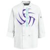 Eight Knot Button Chef Coat with Thermometer Pocket Thumbnail