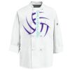 Eight Knot Button Chef Coat with Thermometer Pocket Thumbnail