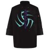 Ten Pearl Button Black Chef Coat Thumbnail