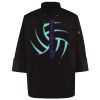 Ten Pearl Button Black Chef Coat Thumbnail