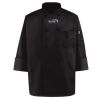 Black Knot Button Chef Coat Thumbnail